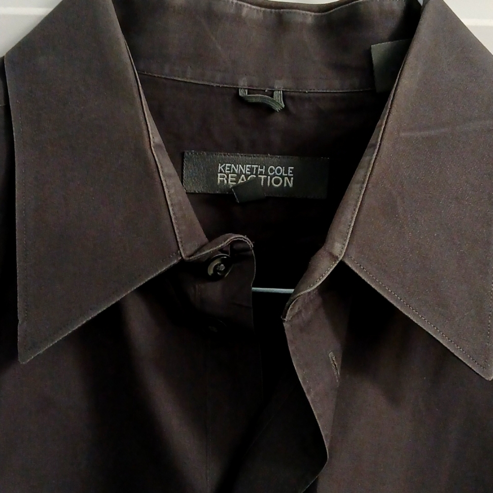 Kenneth Cole Reaction Gray Dress shirt